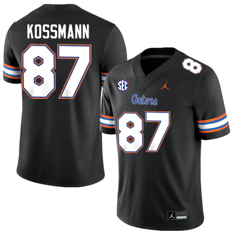 Cameron Kossmann Florida Jersey,Florida Gators #87 Cameron Kossmann Uniforms,Jersey Youth-Black